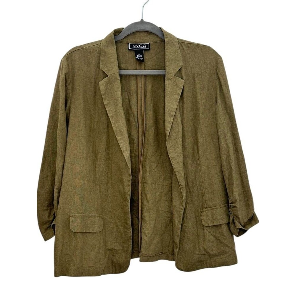 NYCC Women's Linen Blend Blazer - XL